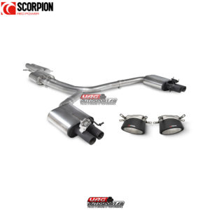 Catback avec intermédiaire d'échappement - Audi RS6 Avant C7 - SAU087CF - Scorpion