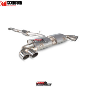 Catback inox avec intermédiaires et sans d'échappement - Audi S1 2.0 TFSi Quattro - SAU047 - Scorpion