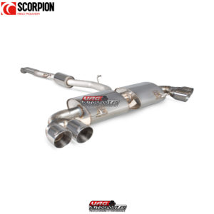 Catback inox avec intermédiaires et sans d'échappement - Audi S1 2.0 TFSi Quattro - SAU047D - Scorpion