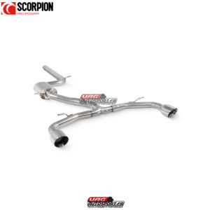 Catback (ligne après FAP) non résonné - CUPRA Leon 245 - SSTS018D - Scorpion