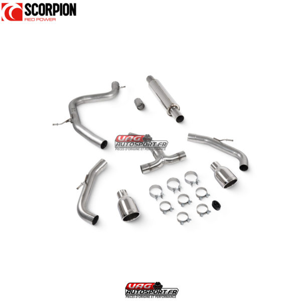 Catback (ligne après FAP) Predator résonné - CUPRA Leon 245 - SST019 - Scorpion – Image 2