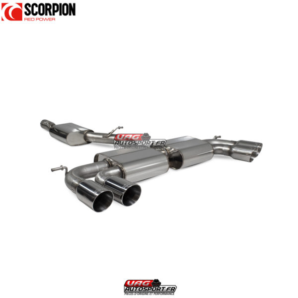 Catback (ligne après FAP) résonné sans valves - CUPRA Ateca - SST021 - Scorpion
