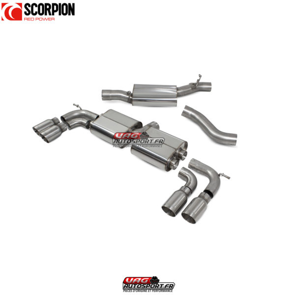 Catback (ligne après FAP) résonné sans valves - CUPRA Ateca - SST021 - Scorpion – Image 2