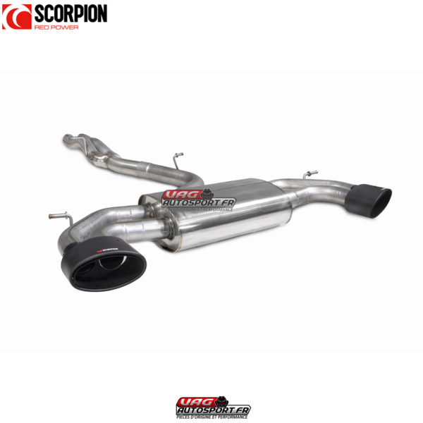Catback non résonné sans valves - Audi RS3 Saloon 8V (GPF and Non-GPF models) - SAUS084CF - Scorpion