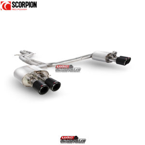 Catback sans intermédiaire et avec valves - Audi S6/S7 C7 - SAUS118CF - Scorpion