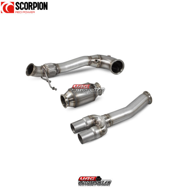 Downpipe avec catalyseur sportif haute performance - Audi RS3 8Y Sportsback & Saloon Non-GPF Models - SAUX122 - Scorpion – Image 2