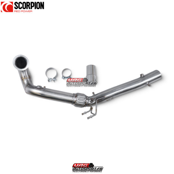 Downpipe sans catalyseur - VW Polo GTI AW - SVWC061 - Scorpion – Image 2