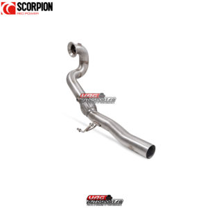 Downpipe turbo sans catalyseur - VW Golf GTI MK8 & Clubsport, CUPRA Leon 245, Non-GPF Models - SVWC073 - Scorpion