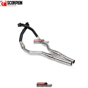 Downpipes avec Cata Sport  et gros tuyaux avant - Audi RS6 Avant (C7) / RS7 (C7), S6/S7 (C7) - SAUX087 - Scorpion