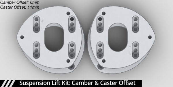 Kit de Rehausse Suspension – VW Golf Alltrack, Audi A3/S3/RS3, TT/TTS/TTRS, Golf/GTI/R – Réf. 034-404-1002 – 034Motorsport – Image 3