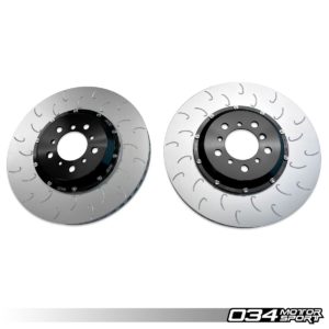 2-Piece 380mm Floating Front Brake Rotor Upgrade for BMW F8x M2/M3/M4 - 034-301-1009 - 034Motorsport