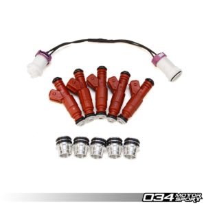 Kit d'adaptateurs d'injecteurs EFI Audi 7A - B3 Audi 80/90/Coupe Quattro I5 20V - 034-106-3020 - 034Motorsport