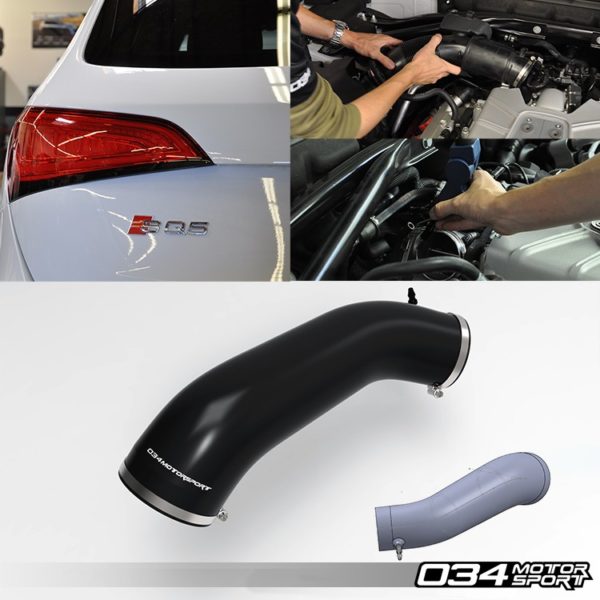 Audi Q5/SQ5 3.0 TFSI Throttle Body Inlet Hose, High-Flow Silicone - 034-112-6017 - 034Motorsport – Image 3