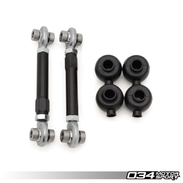 Biellettes de barre stabilisatrice avant réglables - Audi A4/S4, A5/S5/RS5, Q5/SQ5, Allroad B9/B9.5 - 034-402-4025 - 034Motorsport