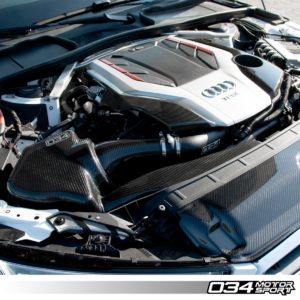 Couvre-moteur carbone Audi B9/C8 3.0 TFSI – 034Motorsport (Réf. 034-1ZZ-1004)