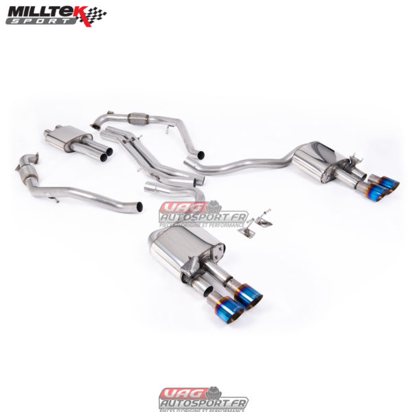 Catback avec silencieux primaire Milltek SSXAU1123 - Audi S5 F5 (3.0 V6 TFSI) - 2017 2018