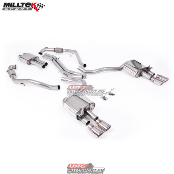 Catback Milltek SSXAU1125 - Audi - S5 F5 (2017 2018) 3.0TFSI V6 Turbo - 2017 2018