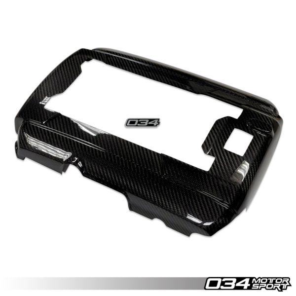 Cache Moteur Carbone (Engine Cover Overlay) – VW Golf/GTI/Golf R Mk7–Mk7.5 – 034-1ZZ-0005 – 034 MOTORSPORT