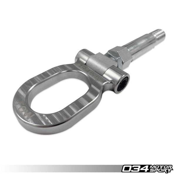 Crochet de remorquage en acier inoxydable 105mm - Audi MQB/B8/B8.5/B9 & VW MQB - 034-605-0008 - 034Motorsport – Image 3