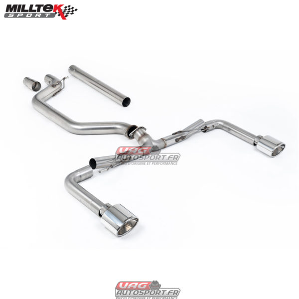 FAP Back Race Milltek SSXVW757 - Volkswagen - Golf Mk8- 2.0 TSI - 2020 2024