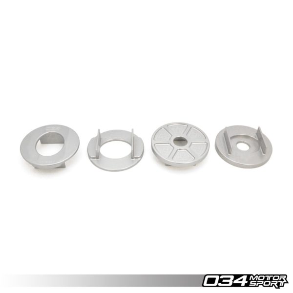 Kit d'inserts de support de berceau arrière en Aluminium Usiné - AUDI B8/B8.5 Audi A4/A5 - Réf. 034-601-0038 - 034Motorsport – Image 3