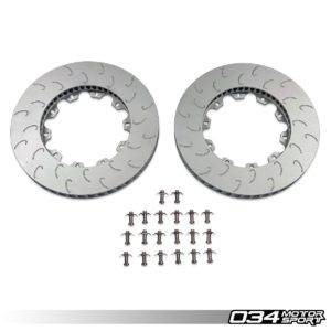 Kit de remplacement des disques avant flottants 034Motorsport, 340 mm, Audi/VW MQB/MQB EVO AWD avec Performance Pack (Réf. : 034-304-1001)