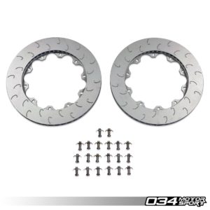 Kit de remplacement des disques flottants avant 034Motorsport, Mk8 Golf R et Audi 8Y S3 (Réf. : 034-304-1012)