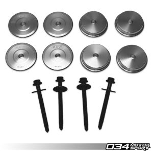 Kit de Silentblocs de Berceau Arrière en Aluminium Billet - Audi A4/S4/RS4  B6/B7  - 034-601-0011 - 034Motorsport