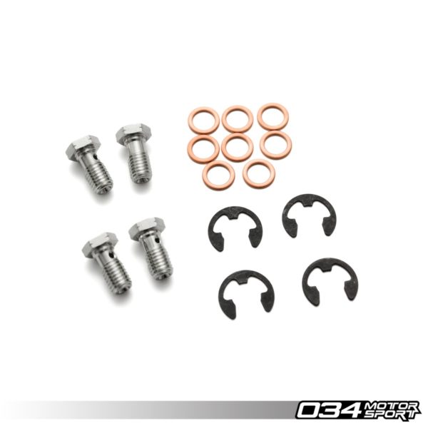 Kit Durites de Frein Aviation – Audi A3 8P & VW Golf/GTI/Jetta Mk6 (Etriers Bosch) – Réf 034-303-0017 – 034Motorsport – Image 3