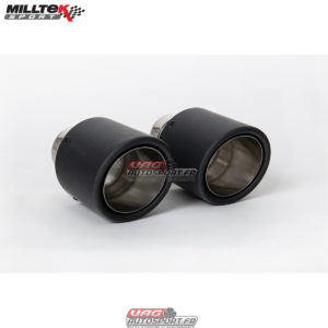 Catback inox avec Sorties Carbon GT-115 Trims - SEAT Leon KL1 2.0TSI 245cv MQB Evo - SSXSE271 - Milltek