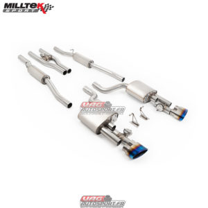 Ligne d'échappement complète à Valves - Milltek SSXAU1130 - Audi - RS4 B7 4.2 FSI V8 - 2006 2008