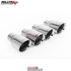 Demi-ligne (CatBack) - Sans silencieux intermédiaire Audi S8 D4 4.0 TFSI - SSXAU468 - Milltek