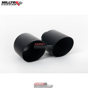 Echappement inox Milltek après FAP avec sortiees Cerakote Black GT-115 Trims - SEAT Leon KL1 2.0TSI 245cv MQB Evo -SSXSE268 - Milltek