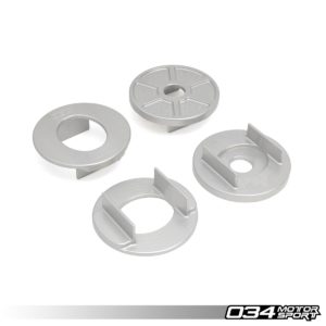 Kit d'inserts de support de berceau arrière en Aluminium Usiné - AUDI B8/B8.5 Audi A4/A5 - Réf. 034-601-0038 - 034Motorsport