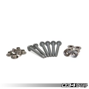 Kit Renfort de Berceau Moteur + Visserie – VW Golf/Jetta/GTI/GLI Mk5/Mk6 & Audi A3 8P – Réf 034-601-0024 – 034Motorsport