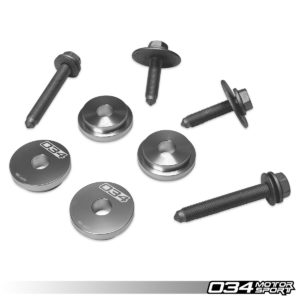 Kit de Silentblocs de Berceau en Aluminium - MkIV Golf R32 et Audi A3/S3/TT Quattro 8L/8N - 034-601-0003 - 034Motorsport