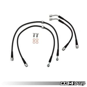 Kit flexibles de freins renforcés  Volkswagen AND Audi MQB and MQB EVO AWD with 2.0T TFSI (Performance Pack) - 034-303-0016 - 034Motorsport