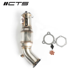 CTS Turbo B6 Audi A4 1.8T High Flow Cat Pipe - CTS-EXH-TP-0002-B6-CAT