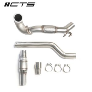 CTS Turbo MQB VW Tiguan et Audi Q3 AWD 1.8T/2.0T High-Flow Cat - CTS Turbo - CTS-EXH-DP-0015-T-CAT