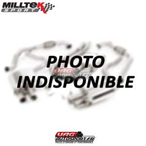 Milltek Non-Resonated Signature Series Titanium Axle Back avec sorties ovales polies - Audi RS6 / RS7 C8 - SSXAU1050