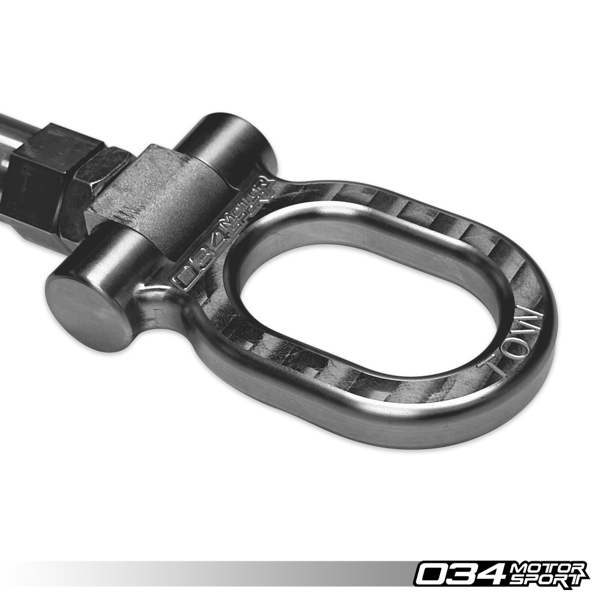 Crochet de remorquage Motorsport en acier inoxydable - 100mm pour Audi 8Y A3/S3/RS3 - 034-605-0028 - 034Motorsport – Image 5