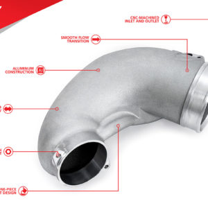 Coudé d'admission turbo 4 pouces de Unitronic pour IMS750HS - UH051-INA