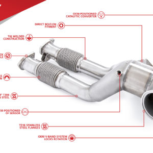 Downpipe Unitronic pour 2.5TFSI EVO - UH051-EXA
