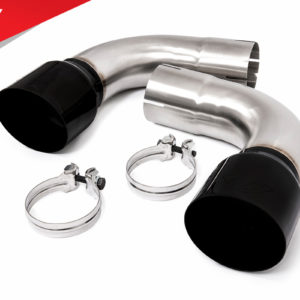 Embouts d'échappement noirs Unitronic pour MK7 & MK7.5 GTI - UH050-EXA
