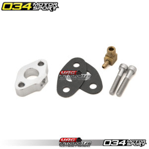 Adaptateur de Bride de Drain d'Huile, Catchcan, pour moteurs 1.8T et 2.0T FSI - 034-101-Z003 - 034Motorsport