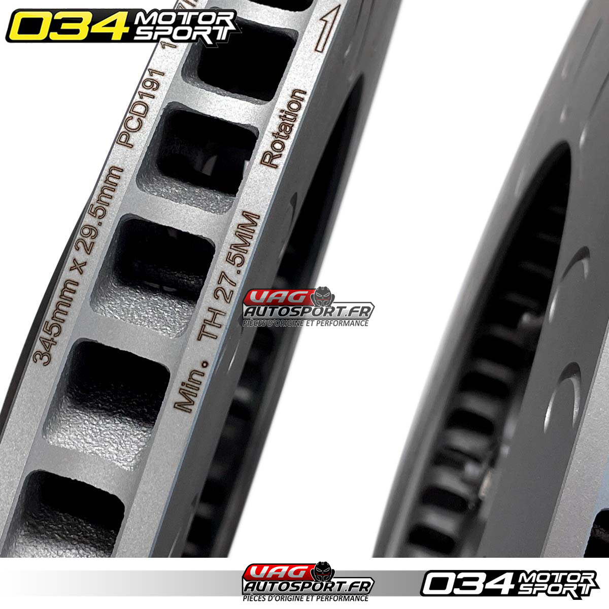 Kit d'Amélioration 2 Pièces De Rotor de Frein Avant Flottant pour Audi B8/B8.5 S4/S5/Q5 - 034-301-1007 - 034Motorsport – Image 8