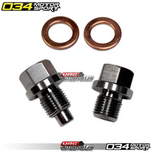 Kit de Bouchon de Vidange Magnétique pour Différentiel Arrière, pour Audi 8J/8P/8V/8V.5/8S/8Y Quattro et VW Mk5/Mk6/Mk7/Mk7.5/Mk8 4Motion - 034-504-Z021 - 034Motorsport