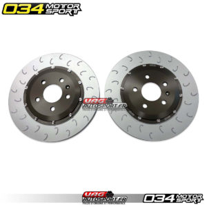 Kit de mise à niveau 2 pièces Rotor de frein arrière flottant pour Audi B8/B8.5 S4/S5 et Q5/SQ5 - 034-301-2007 - 034Motorsport