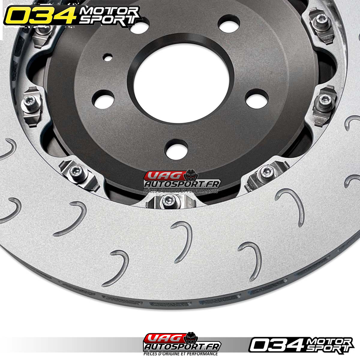 Kit de mise à niveau 2 pièces Rotor de frein arrière flottant pour Audi B8/B8.5 S4/S5 et Q5/SQ5 - 034-301-2007 - 034Motorsport – Image 4