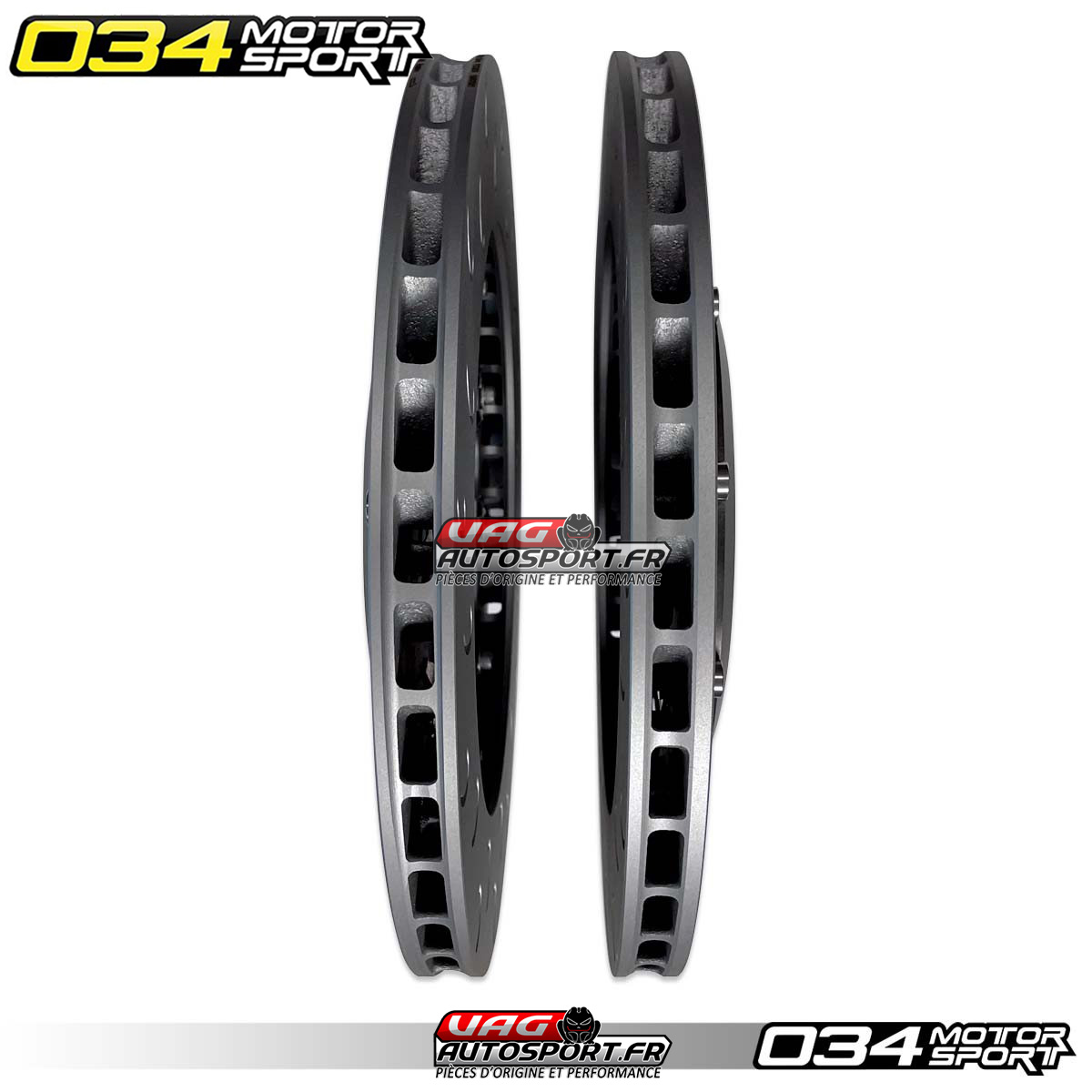 Kit de mise à niveau 2 pièces Rotor de frein arrière flottant pour Audi B8/B8.5 S4/S5 et Q5/SQ5 - 034-301-2007 - 034Motorsport – Image 5